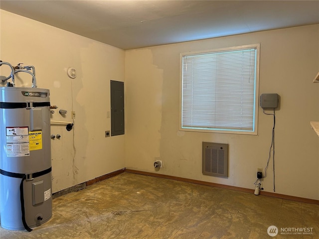 822 S Evergreen Dr, Moses Lake, WA 98837 - utilities featuring strapped water heater and electric panel