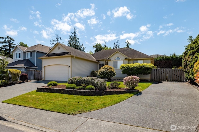 3901 Sterling Pl, Anacortes, WA 98221 - view of front of property featuring driveway, a gate, and an attached garage