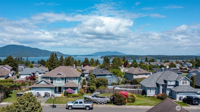 3901 Sterling Pl, Anacortes, WA 98221 - mountain view with nearby suburban area