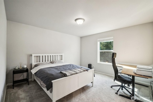 18901 12th Pl W Unit A1, Lynnwood, WA 98036 - carpeted bedroom with an office area and baseboards