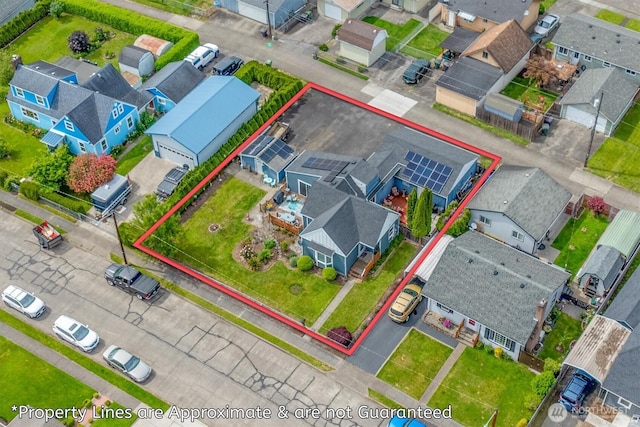 367 Colorado St, Longview, WA 98632 - aerial perspective of suburban area featuring property boundaries highlighted