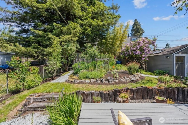 6050 36th Ave SW, Seattle, WA 98126 - view of yard featuring a deck