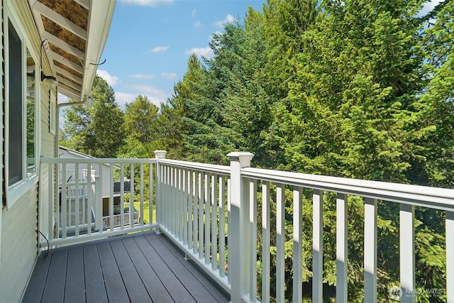 2419 S Meridian Unit B8, Puyallup, WA 98373 - view of wooden terrace