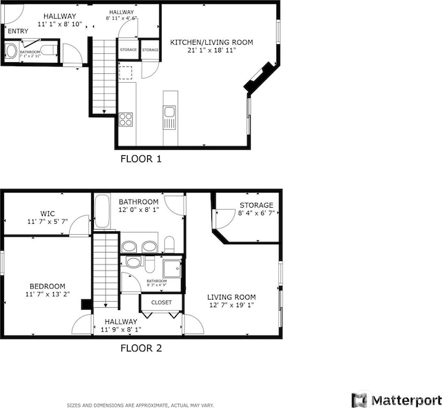 2419 S Meridian Unit B8, Puyallup, WA 98373 - view of property floor plan