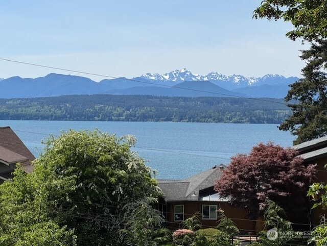 2660 NW Canal View Way, Poulsbo, WA 98370 - water view featuring a mountainous background