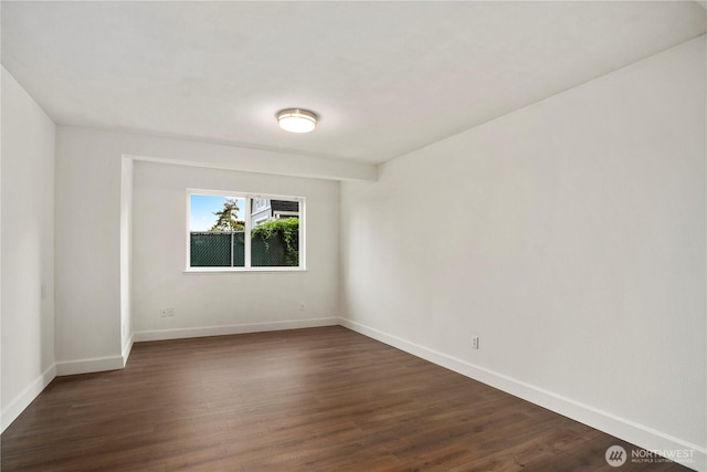 1420 Mitchell Rd, Lake Stevens, WA 98258 - empty room with baseboards and dark wood-style floors