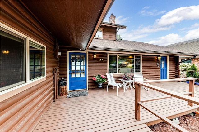 833 S Point Rd, Port Ludlow, WA 98365 - view of deck