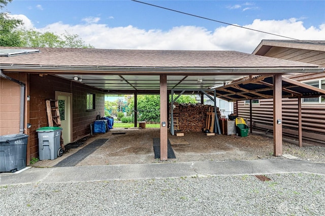 833 S Point Rd, Port Ludlow, WA 98365 - view of car parking with a carport