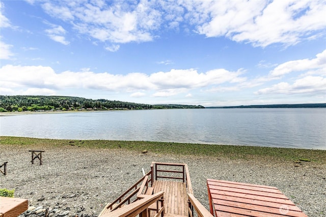 833 S Point Rd, Port Ludlow, WA 98365 - water view with a boat dock