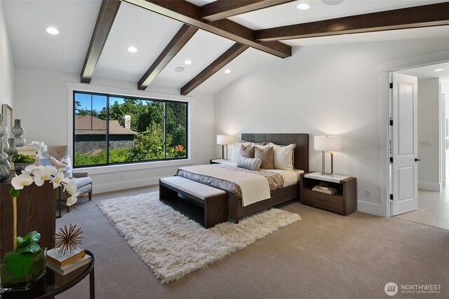 27 Tulalip Ky, Bellevue, WA 98006 - bedroom featuring recessed lighting, light carpet, and baseboards