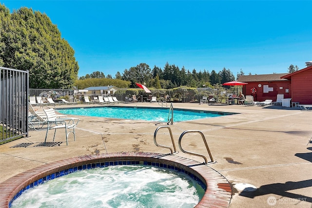 4751 Birch Bay Lynden Rd Unit 51, Blaine, WA 98230 - community pool featuring a community hot tub and a patio