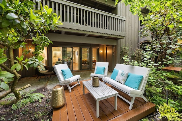 1524 NE 140th Unit D2, Seattle, WA 98125 - view of wooden deck