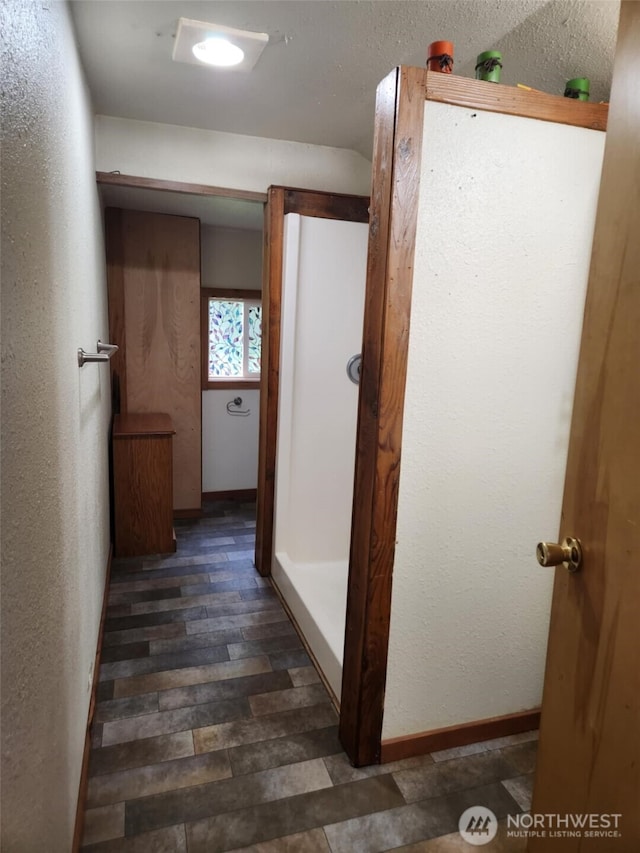 12597 US Highway 12, Randle, WA 98377 - hall with baseboards and a textured wall