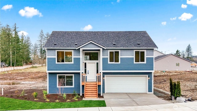 1413 Alder Ln, Gold Bar, WA 98251 - view of front of property with driveway, an attached garage, and roof with shingles