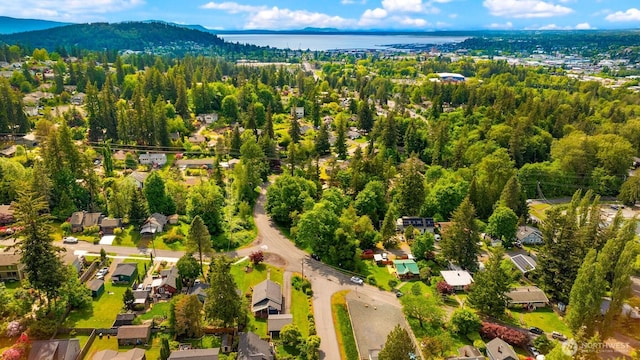 2404 Old Lakeway Dr, Bellingham, WA 98229 - aerial perspective of suburban area featuring a nearby body of water