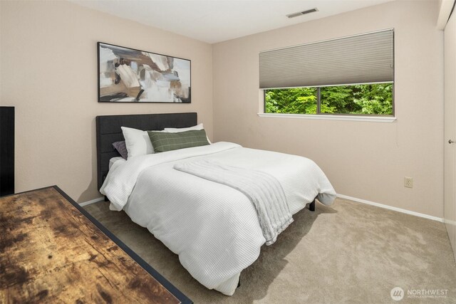 3716 Lake Washington Blvd SE Unit C, Bellevue, WA 98006 - carpeted bedroom with baseboards