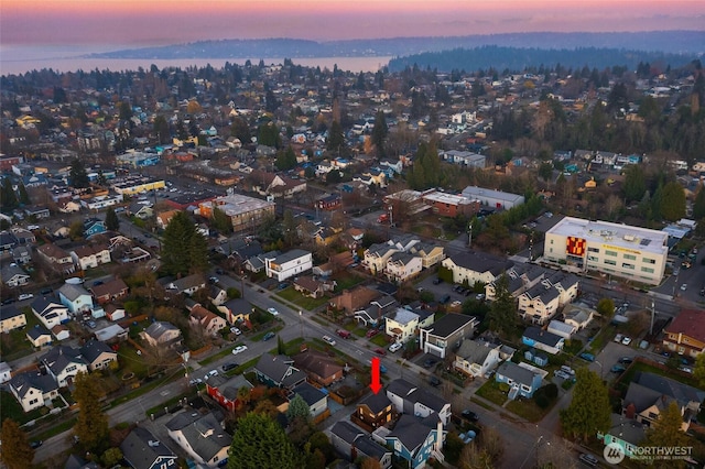 4256 S Spencer St Unit 2, Seattle, WA 98118 - view of aerial view at dusk