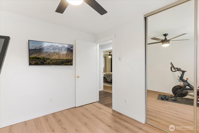 8315 NW 7th Ave, Vancouver, WA 98665 - unfurnished room with ceiling fan and light wood finished floors