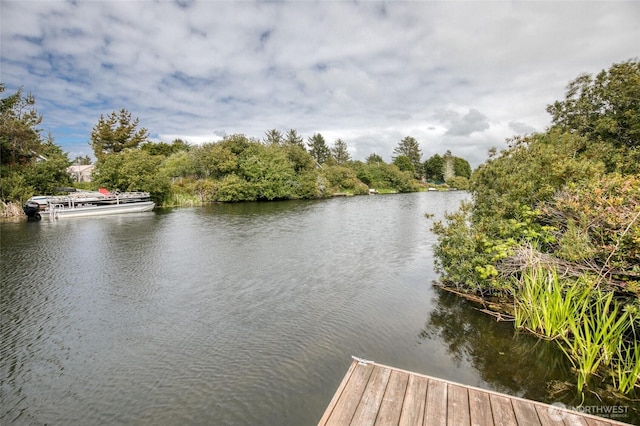 184 S Razor Clam Dr SW, Ocean Shores, WA 98569 - dock area with a water view