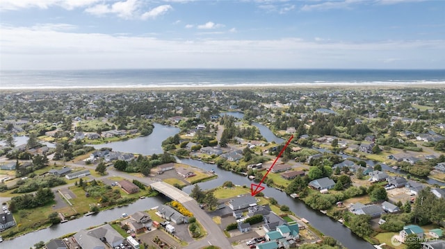 184 S Razor Clam Dr SW, Ocean Shores, WA 98569 - aerial view of property's location with a nearby body of water and nearby suburban area