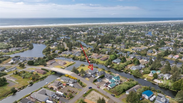 184 S Razor Clam Dr SW, Ocean Shores, WA 98569 - aerial view of property's location featuring a large body of water and nearby suburban area