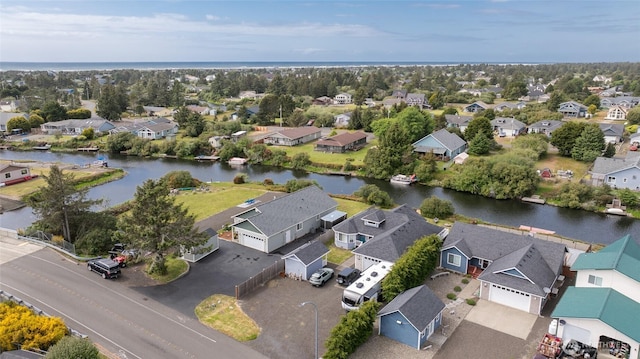 184 S Razor Clam Dr SW, Ocean Shores, WA 98569 - aerial perspective of suburban area featuring a nearby body of water