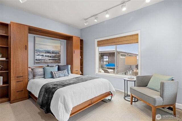 3711 Lake Washington Blvd N, Renton, WA 98056 - bedroom with light carpet and baseboards