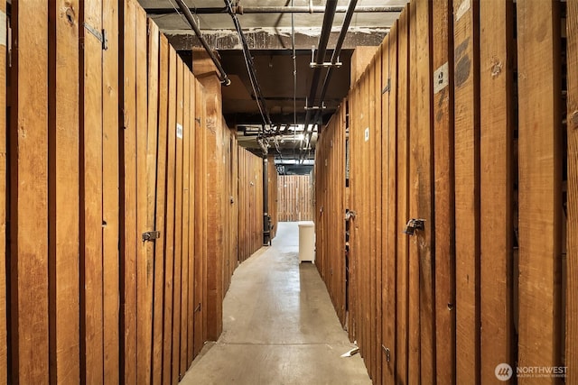 1605 E Olive St Unit 111, Seattle, WA 98122 - hall with unfinished concrete flooring