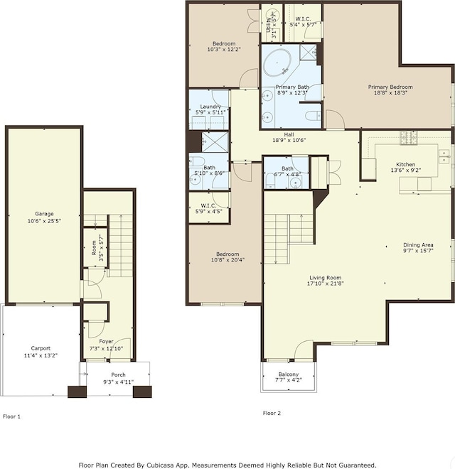 4020 NE 3rd Pl Unit B, Renton, WA 98056 - property floor plan
