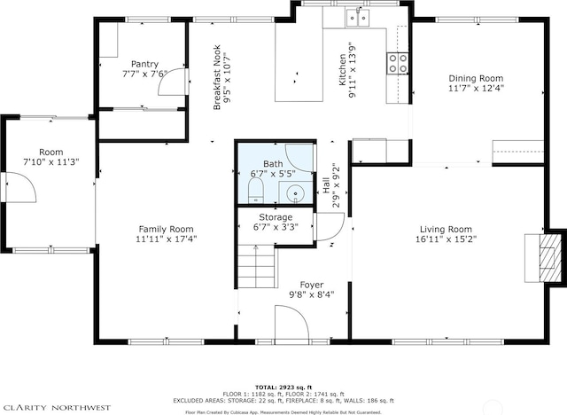 6220 146th Pl SE, Bellevue, WA 98006 - home floor plan