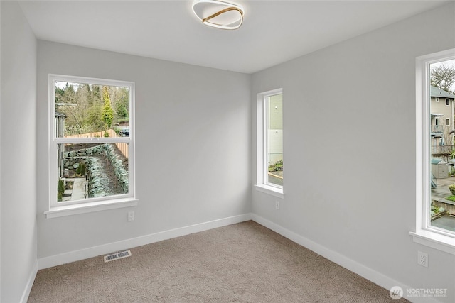 6726 NE 187th St Unit 104, Kenmore, WA 98028 - unfurnished room with healthy amount of natural light and carpet