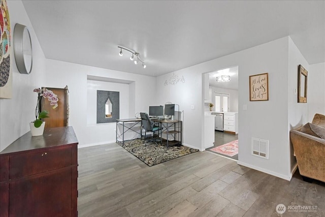 32509 80th Dr NW, Stanwood, WA 98292 - office space featuring wood finished floors and baseboards