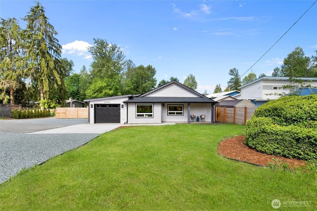 20103 75th Ave NE, Kenmore, WA 98028 - ranch-style house with concrete driveway and a garage