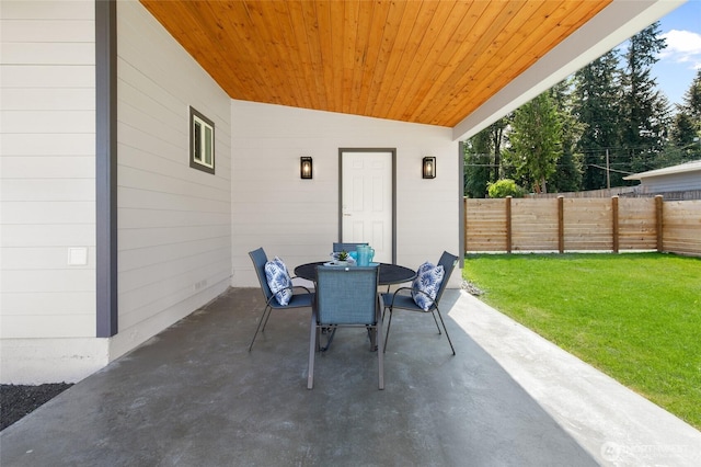 20103 75th Ave NE, Kenmore, WA 98028 - view of patio / terrace with outdoor dining area