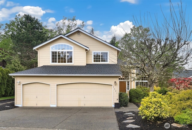 1521 55th Ct SE, Auburn, WA 98092 - traditional-style home with a garage, roof with shingles, and driveway