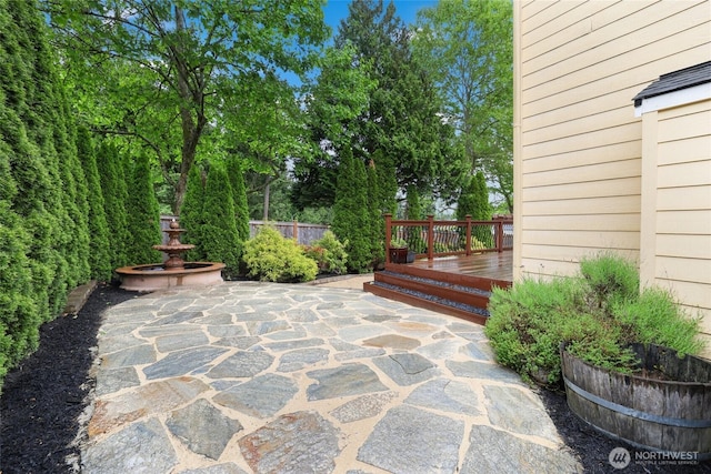 1521 55th Ct SE, Auburn, WA 98092 - view of patio with a deck