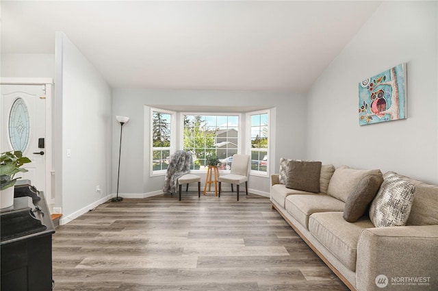 1416 116th Dr SE, Lake Stevens, WA 98258 - living room with wood finished floors and baseboards