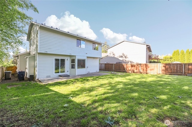 1416 116th Dr SE, Lake Stevens, WA 98258 - rear view of property featuring a patio and central AC