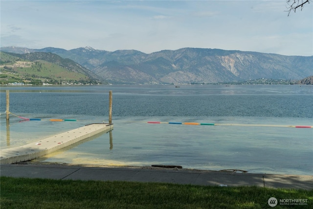 2220 W Woodin Ave Unit 210, Chelan, WA 98816 - water view featuring mountains