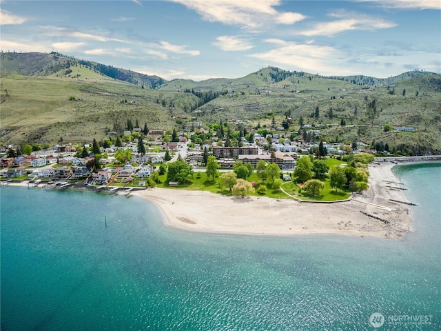 2220 W Woodin Ave Unit 210, Chelan, WA 98816 - aerial view of a water and mountain view