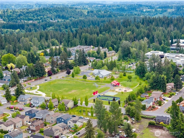 12018 SE 312th Pl Unit 3B, Auburn, WA 98092 - aerial view of residential area featuring a heavily wooded area