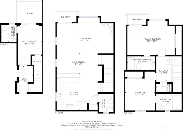 830 15th Ave Unit A, Seattle, WA 98122 - floor plan / room layout