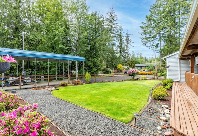 290 E Budd Dr, Shelton, WA 98584 - view of yard with a carport