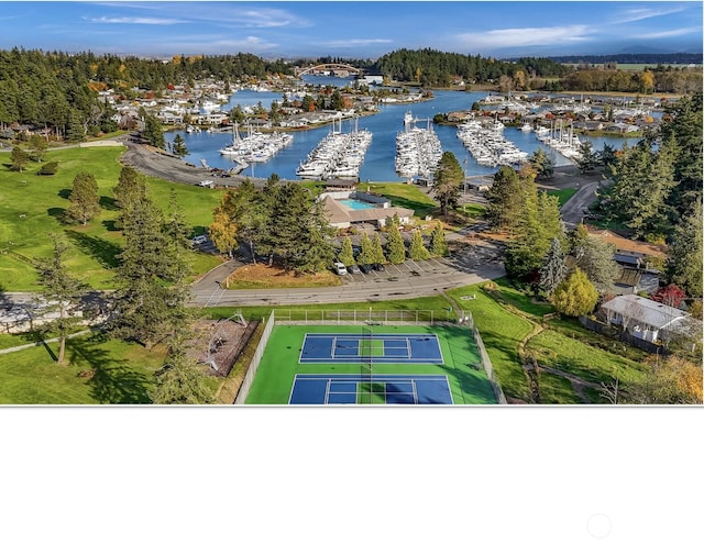 2 Quinault Way, La Conner, WA 98257 - aerial view of a marina and a large body of water