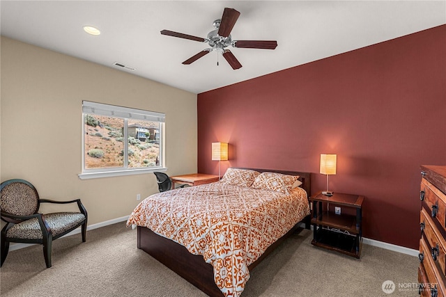 9159 Riverview Way NW Unit D39, Quincy, WA 98848 - bedroom featuring carpet flooring, baseboards, ceiling fan, and recessed lighting