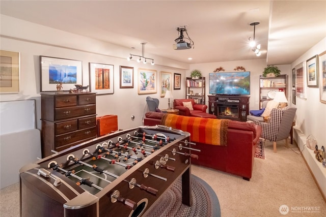 22 Inlet Cir, Bellingham, WA 98229 - playroom featuring light colored carpet and a glass covered fireplace