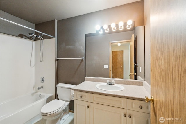 15150 140th Way SE Unit T304, Renton, WA 98058 - bathroom with toilet, vanity, and bathing tub / shower combination