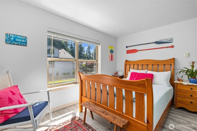 20800 72nd Ave W Unit 202, Edmonds, WA 98026 - bedroom featuring wood finished floors and baseboards