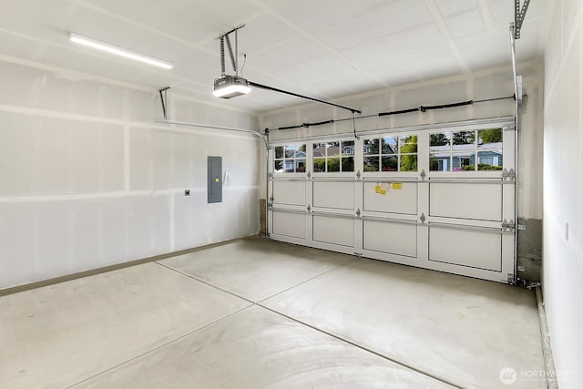 8010 222nd St SW, Edmonds, WA 98026 - garage featuring electric panel and a garage door opener