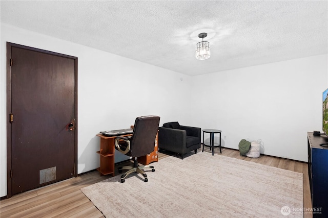 22412 110th Ave SE, Kent, WA 98031 - office with wood finished floors and a textured ceiling